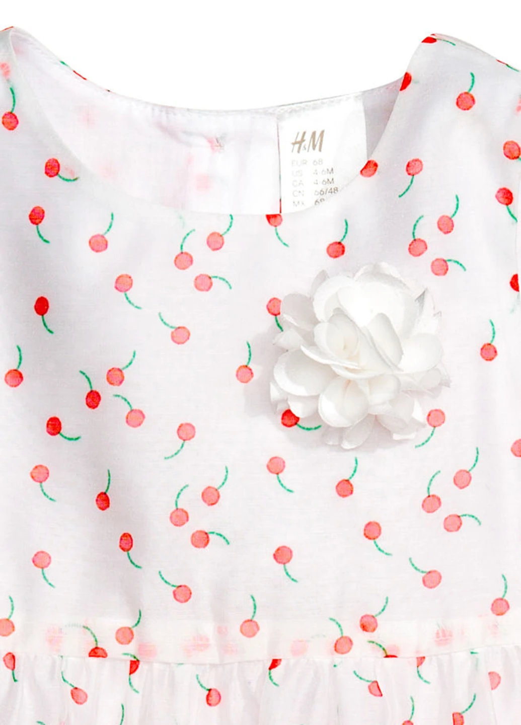 Белое платье H&M (102621456)