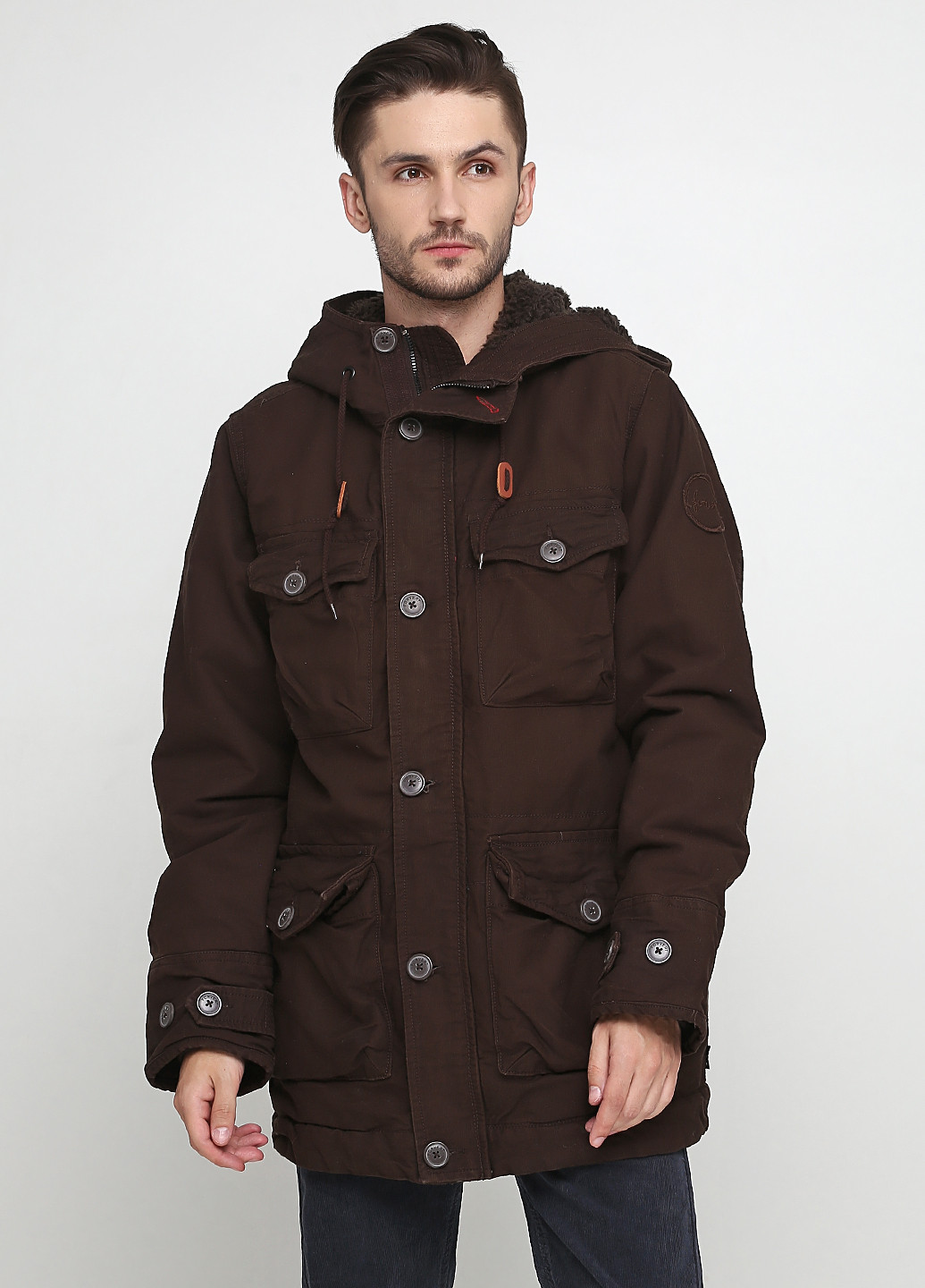 Темно-коричнева зимня куртка Forvert