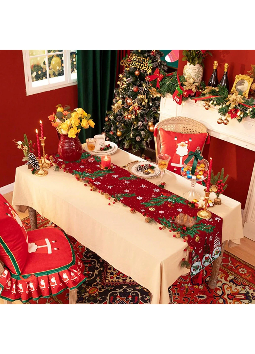 Скатертина, 33х120 см SHEIN (342965147)