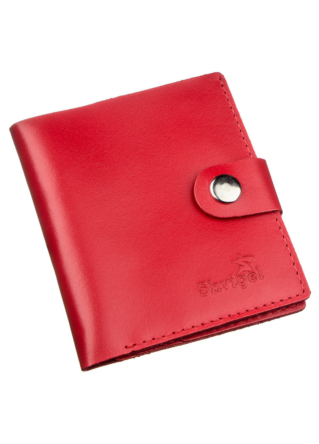 Женский кожаный кошелек 10х8,5х1 см Shvigel (252133262)