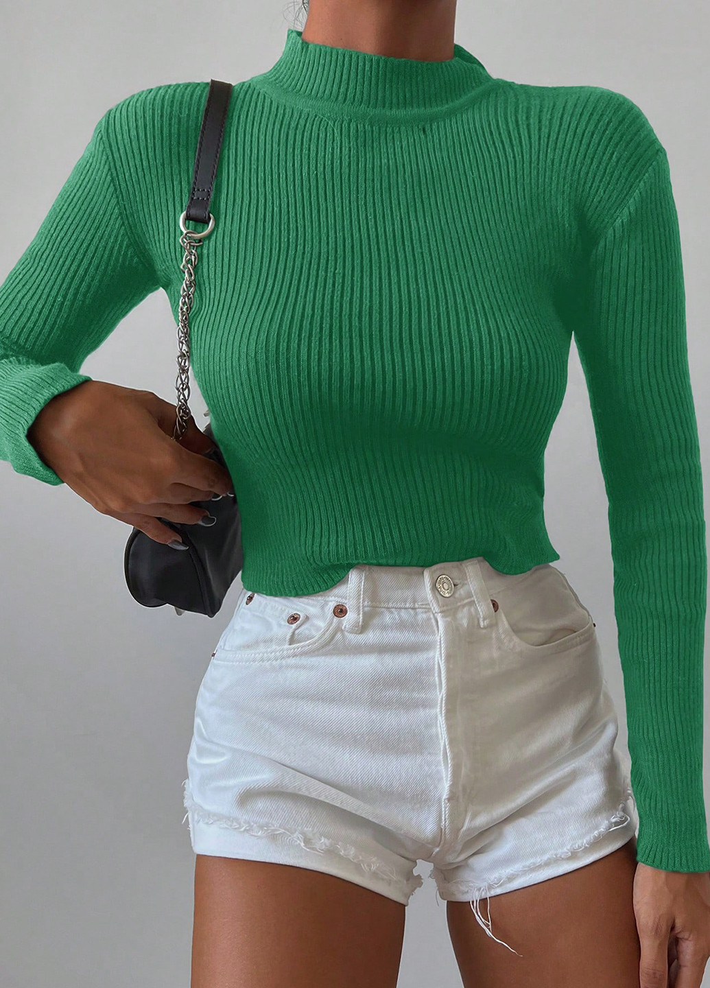 Зеленый демисезонный джемпер джемпер SHEIN