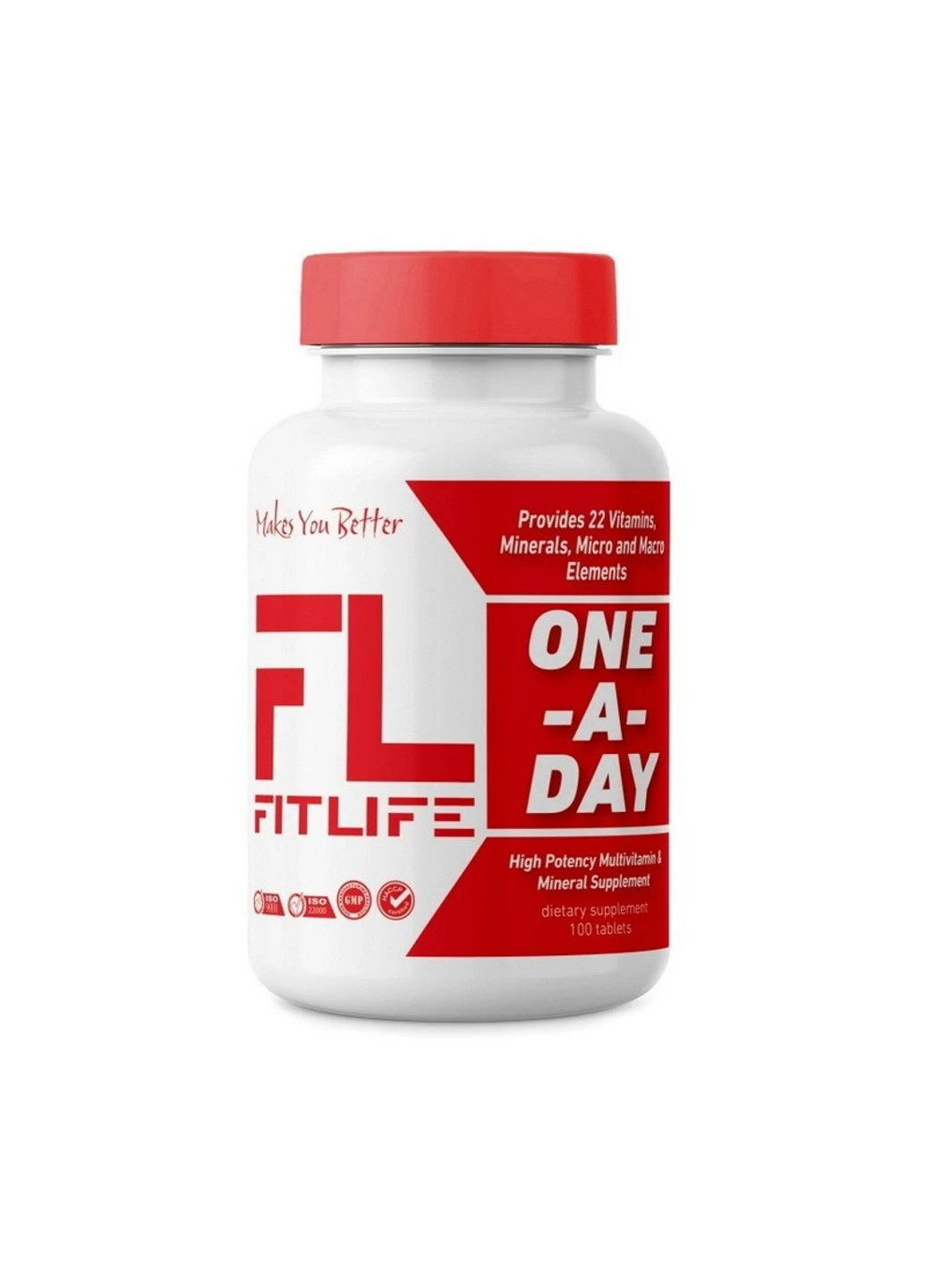 Комплекс вітамінів One A Day (100 таб) FitLife (255409883)