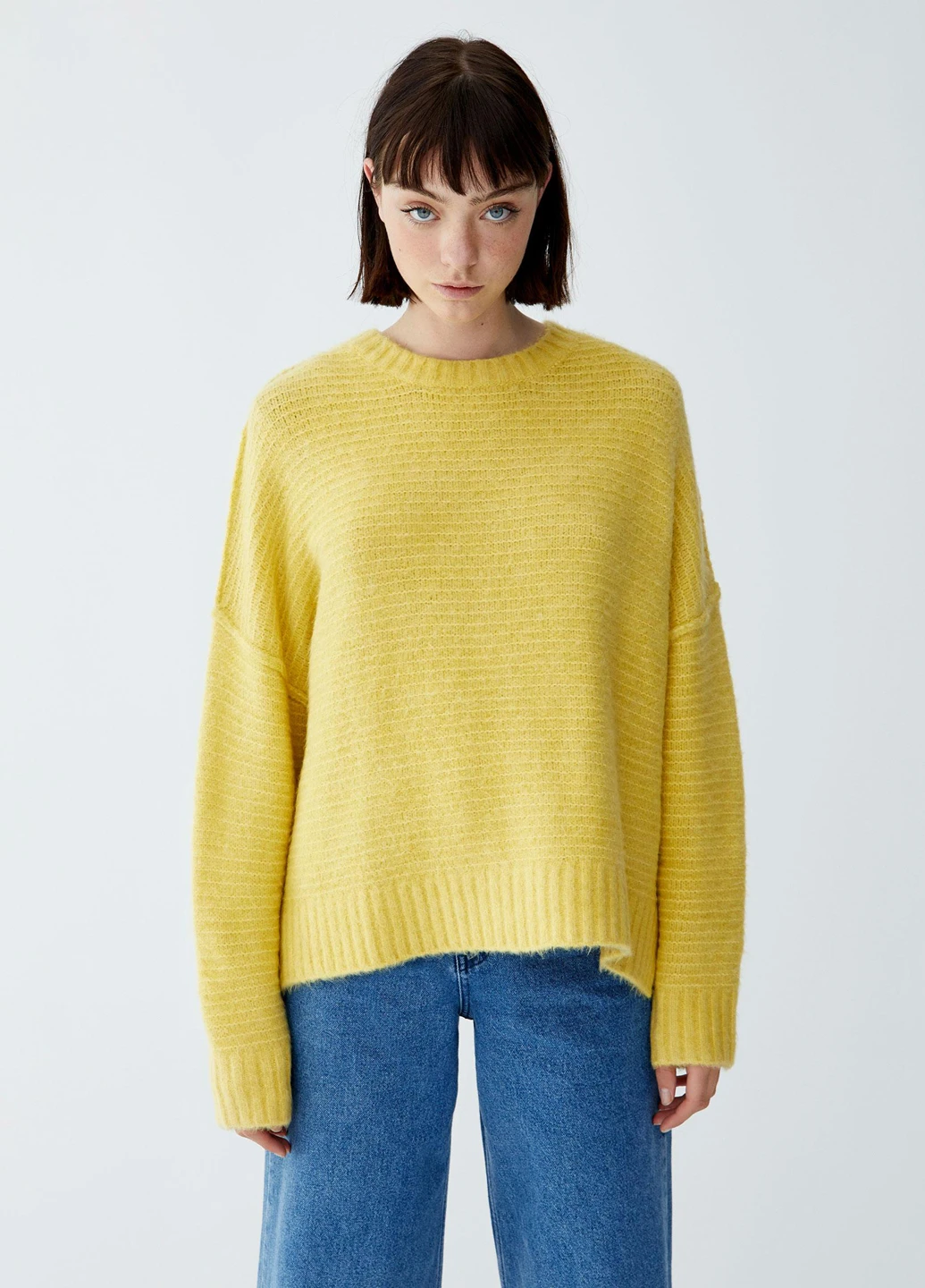 Желтый демисезонный джемпер джемпер Pull & Bear