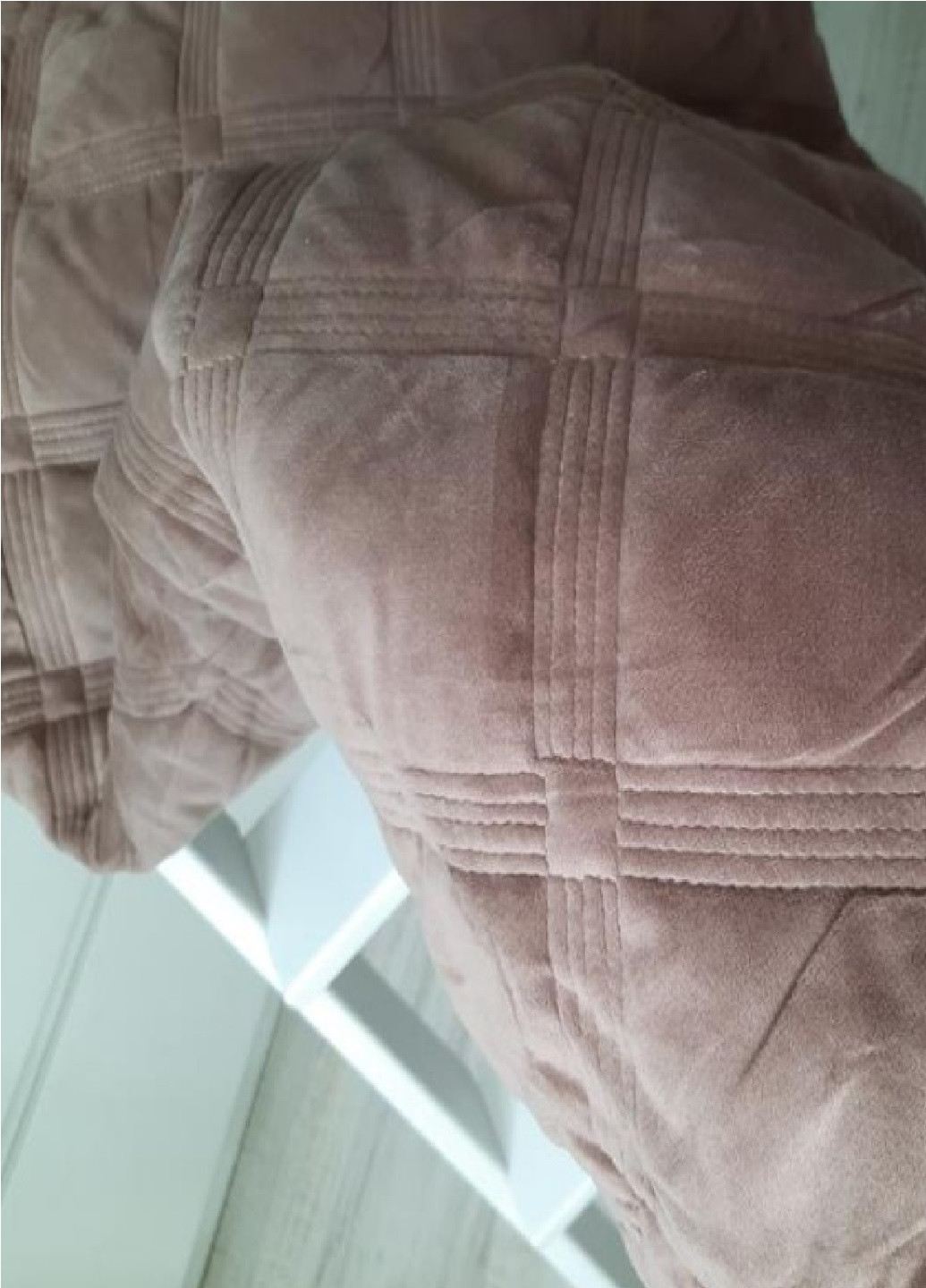 Покрывало велюровое с узором ромбы Vishnya (252816057)