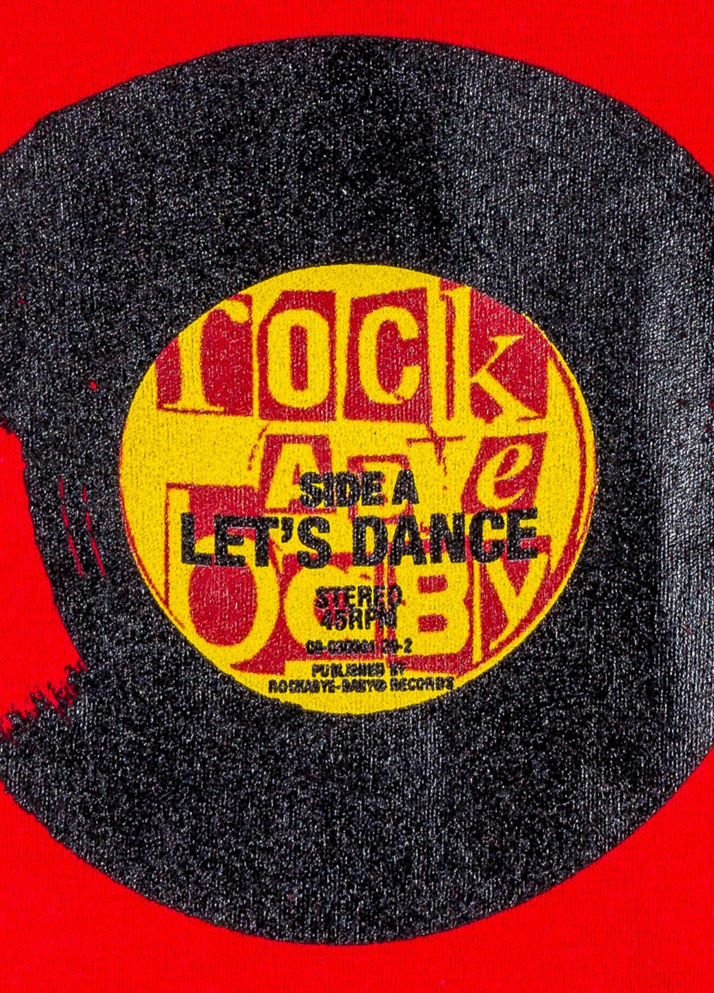 Красный демисезонный кэжуал лонгслив Rock A Bye Baby с рисунком