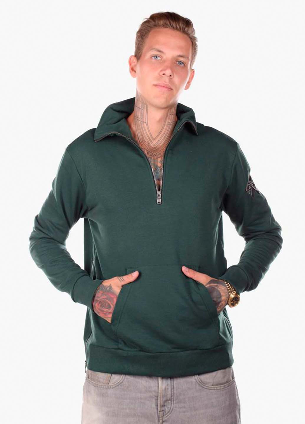 Джемпер мужской GRAND зеленый Power кофты и свитера (210455728)