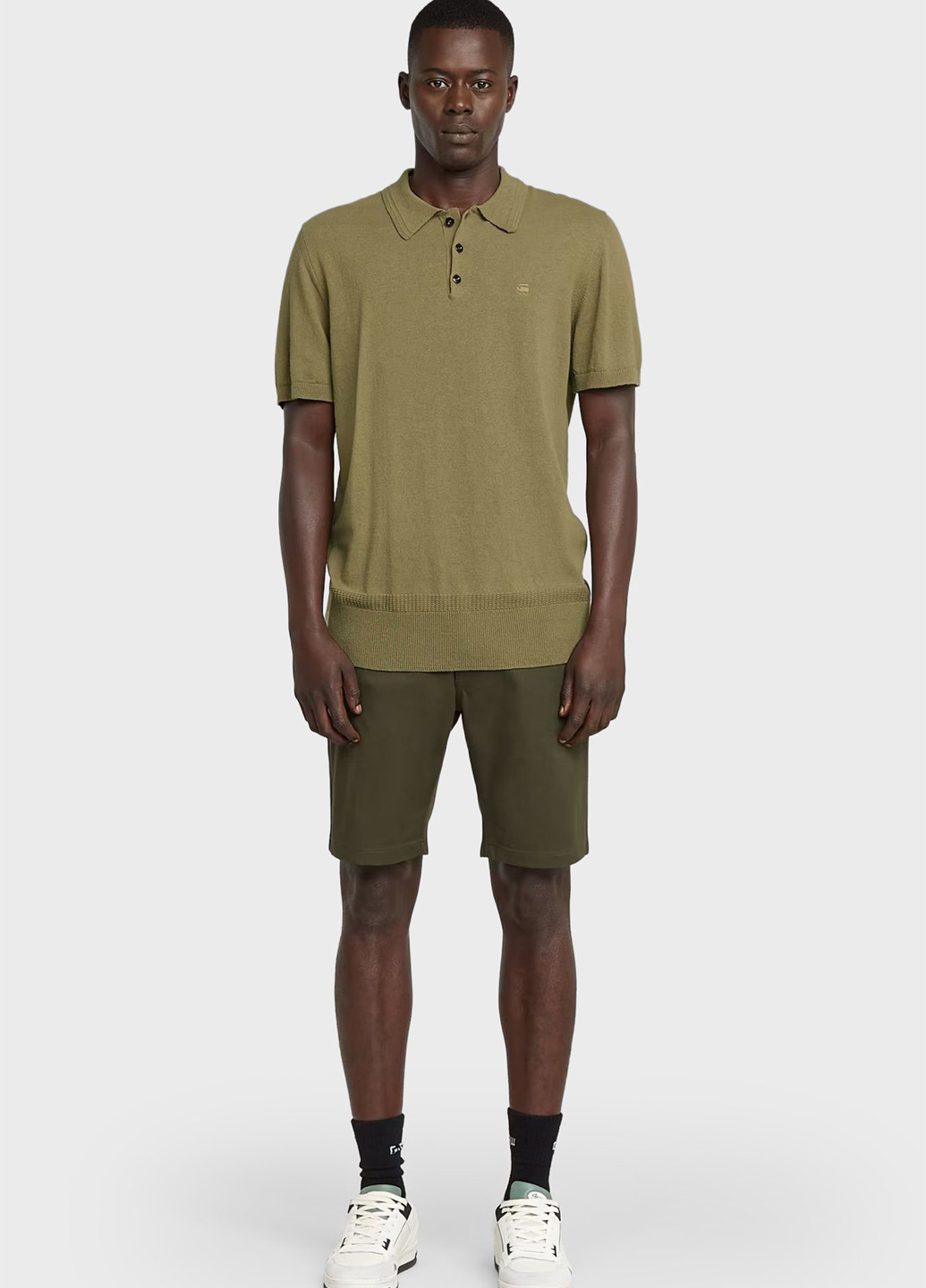 Оливковий літній светр G-Star Raw