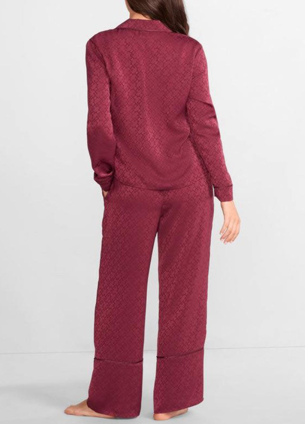 Бордовая всесезон пижама (рубашка, брюки) рубашка + брюки Tommy Hilfiger