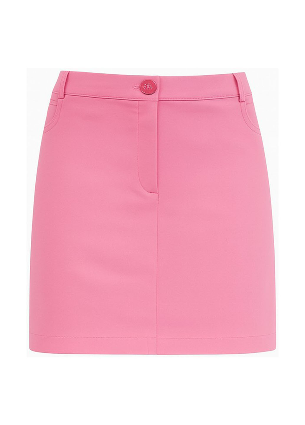 Розовая кэжуал однотонная юбка Sassofono карандаш