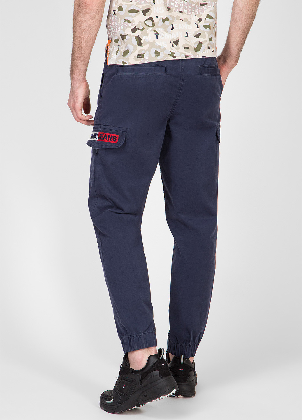 Темно-синие кэжуал демисезонные карго брюки Tommy Hilfiger