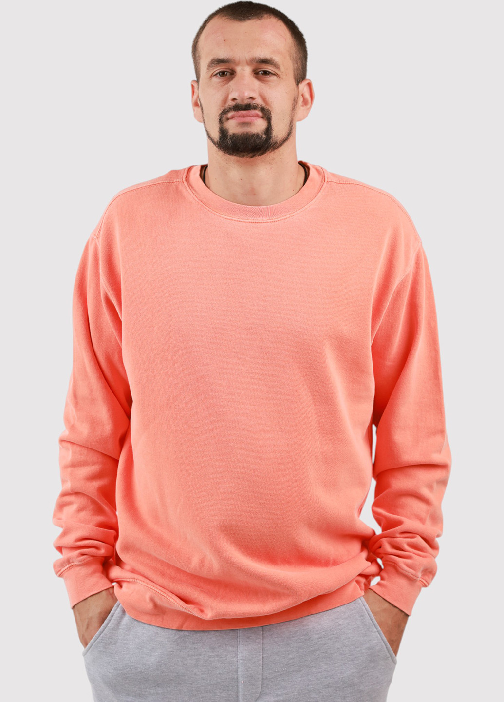 Оранжевый свитшот Blue 84 однотонный без декора (361422161)