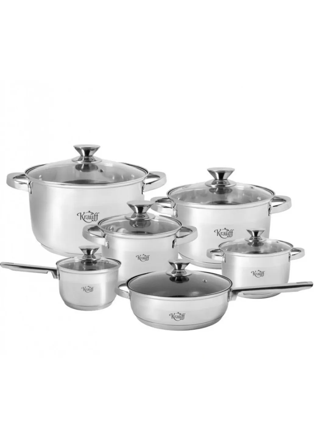 Набір кухонного посуду Stein 88-222-006 12 предметів Krauff (254861412)