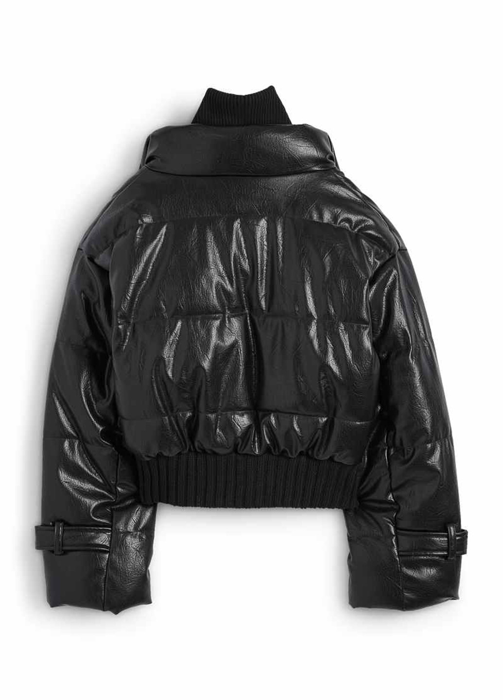 Чорна демісезонна куртка C&A