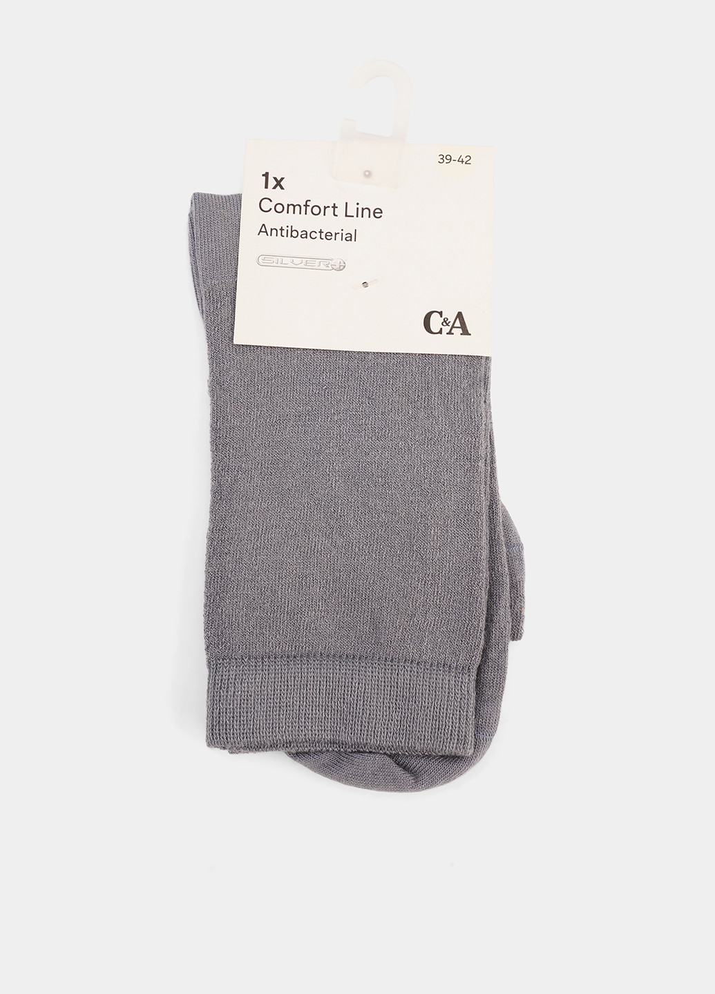 Сірі шкарпетки C&A однотонні (330983630)