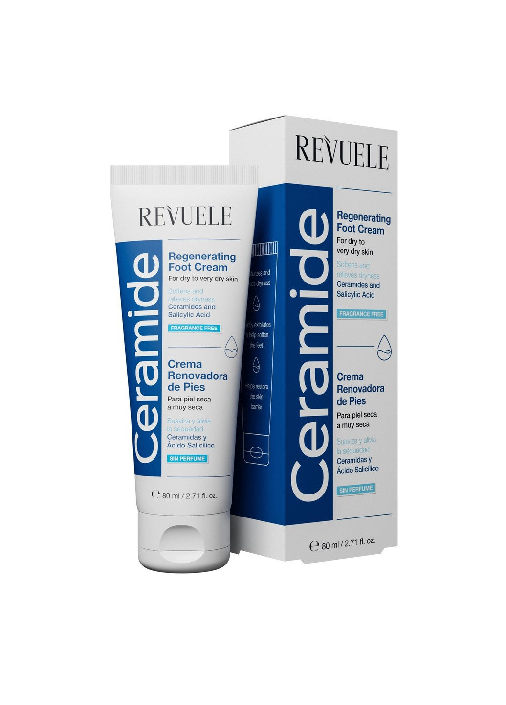 REVUELE Регенеруючий крем для ніг Кераміди 80 мл — Крем, Болгарія (256164532)