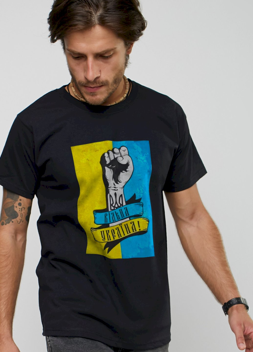 Черная футболка мужская basic /дышащий принт/ YAPPI