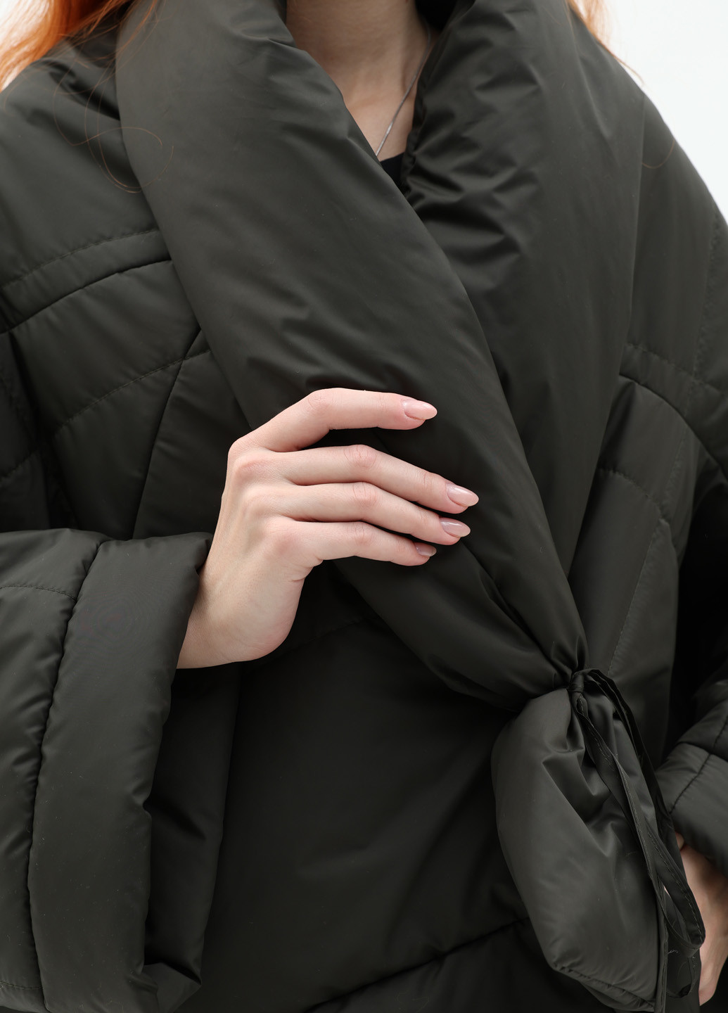 Оливкова (хакі) демісезонна куртка куртка-ковдра CHIUAS