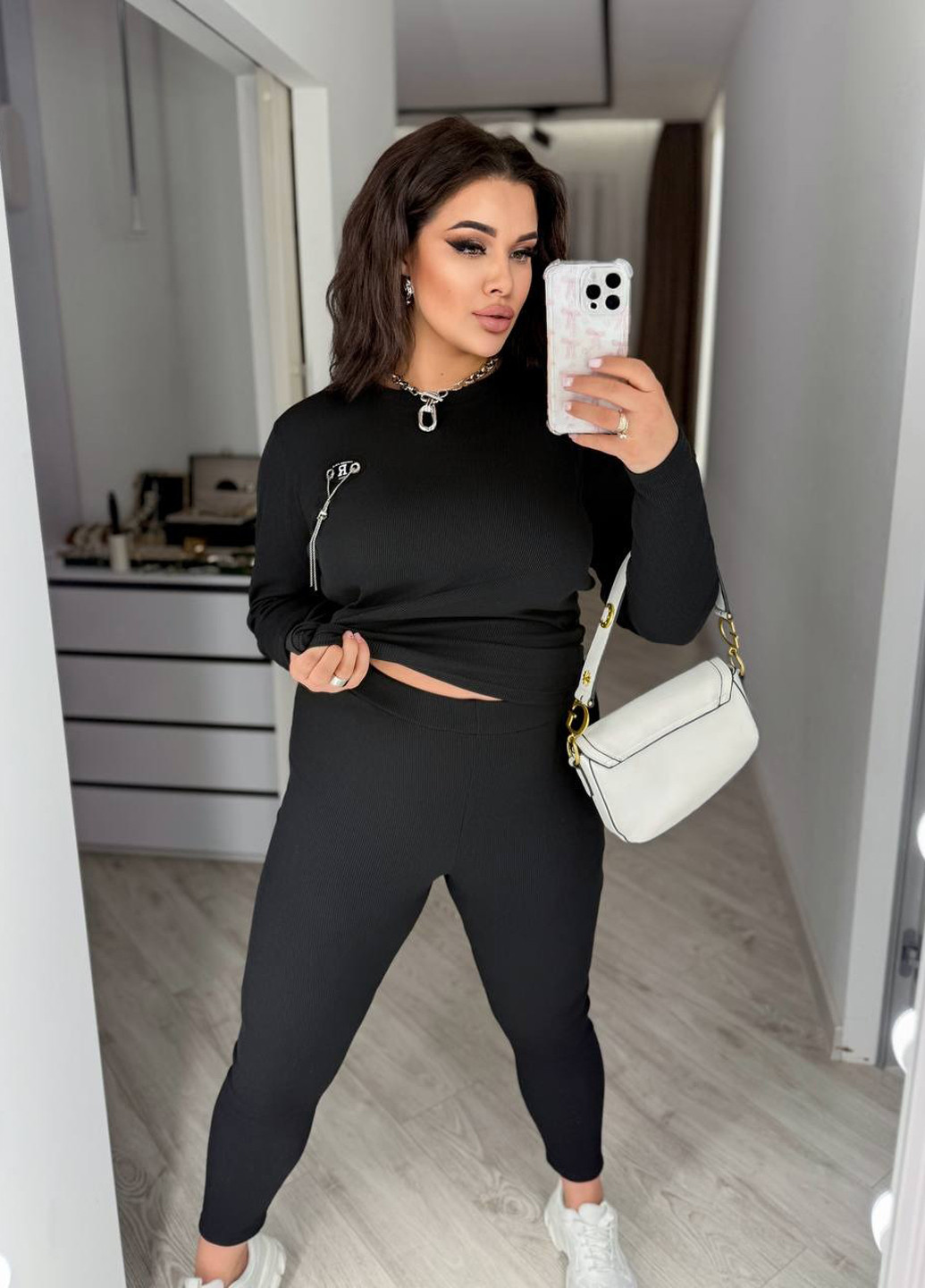 Костюм (лонгслив, леггинсы) Fashion (336669811)