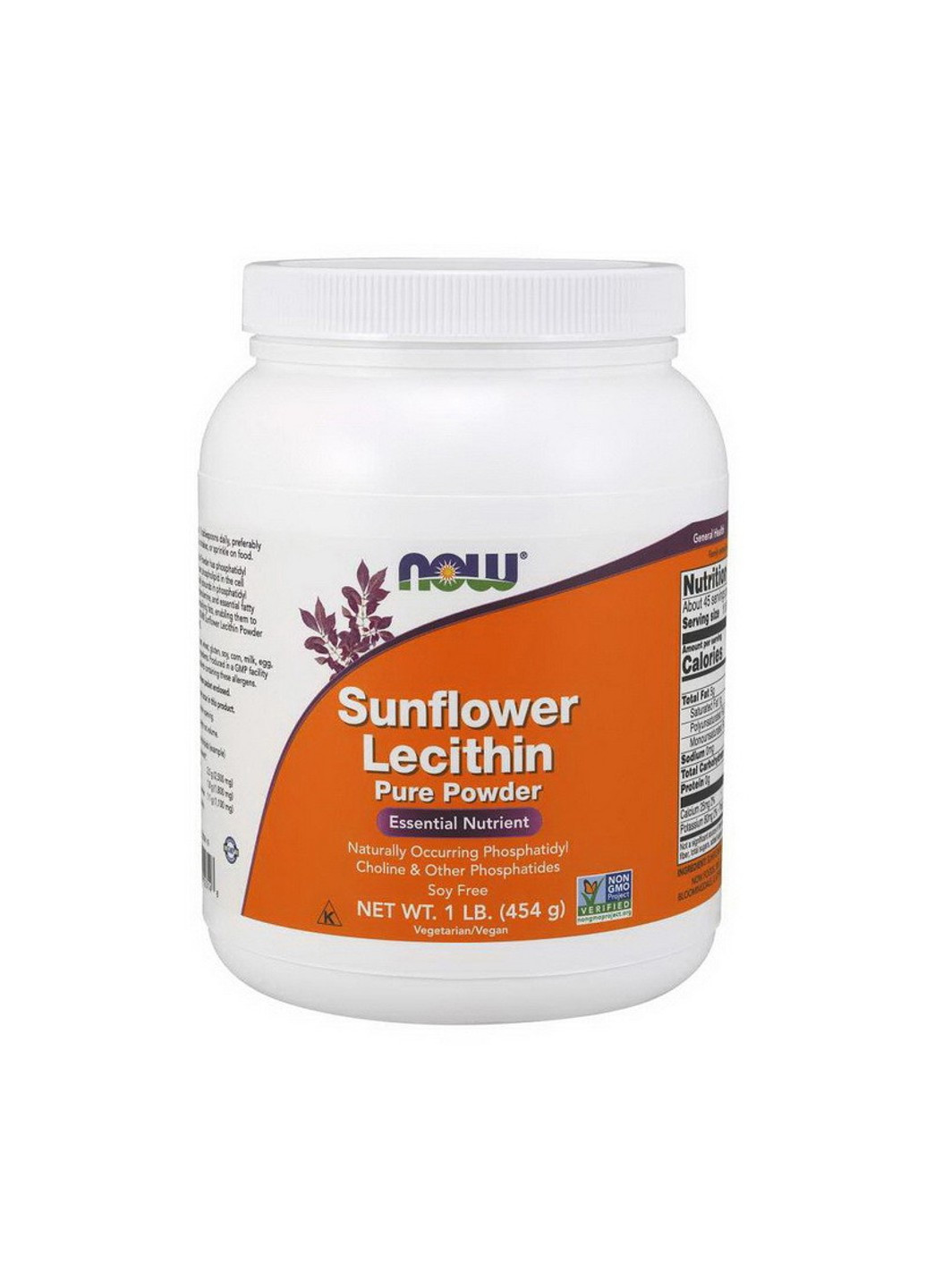Лецитин Sunflower Lecithin Pure Powder (454 г) нау фудс Now Foods (255409931)