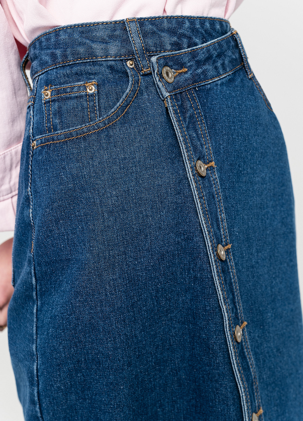 Индиго джинсовая юбка befree карандаш