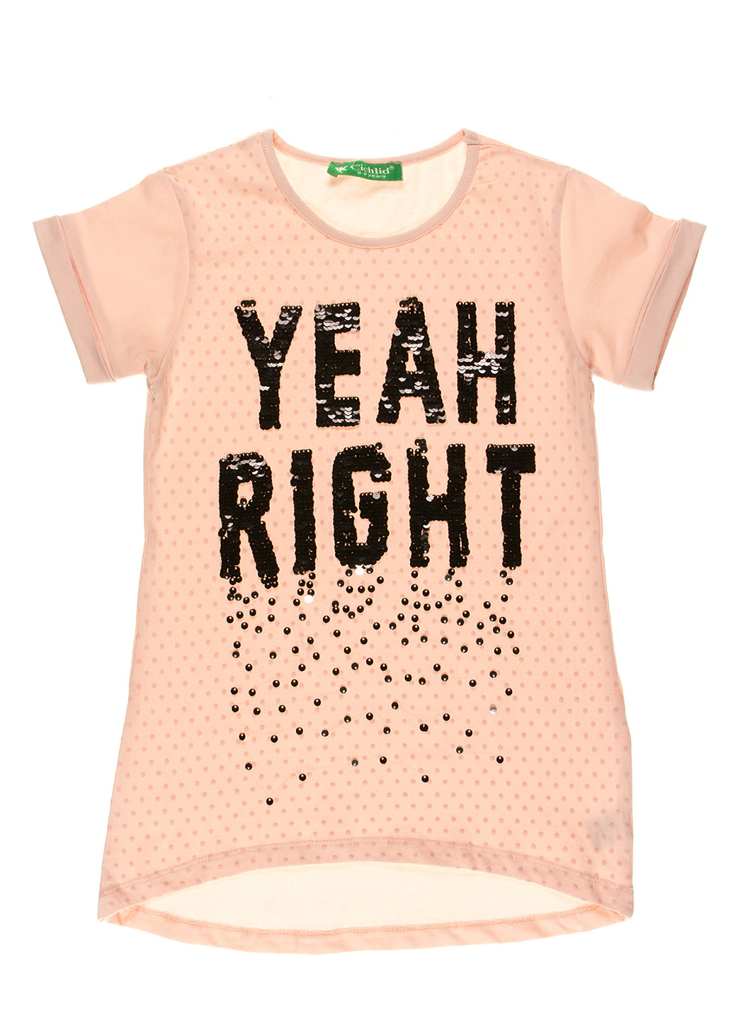 Рожева літня футболка з коротким рукавом Cichlid