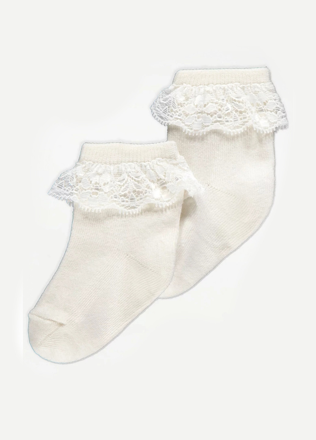 Белый летний комплект (платье, носки, трусики) George