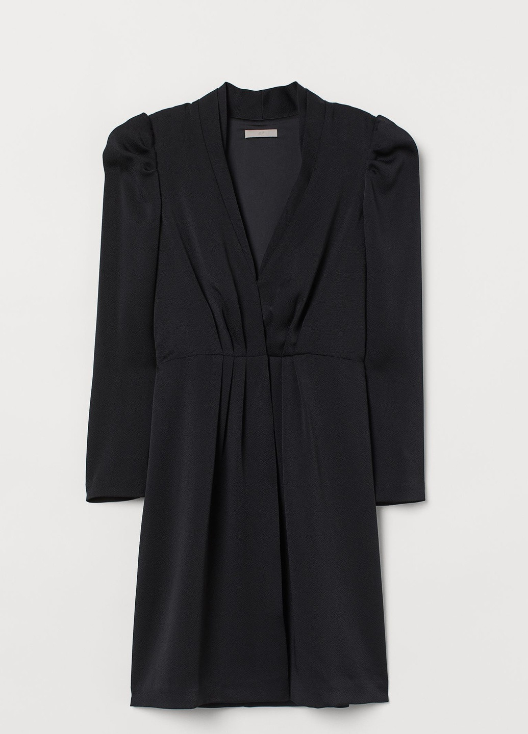 Черное кэжуал платье H&M однотонное