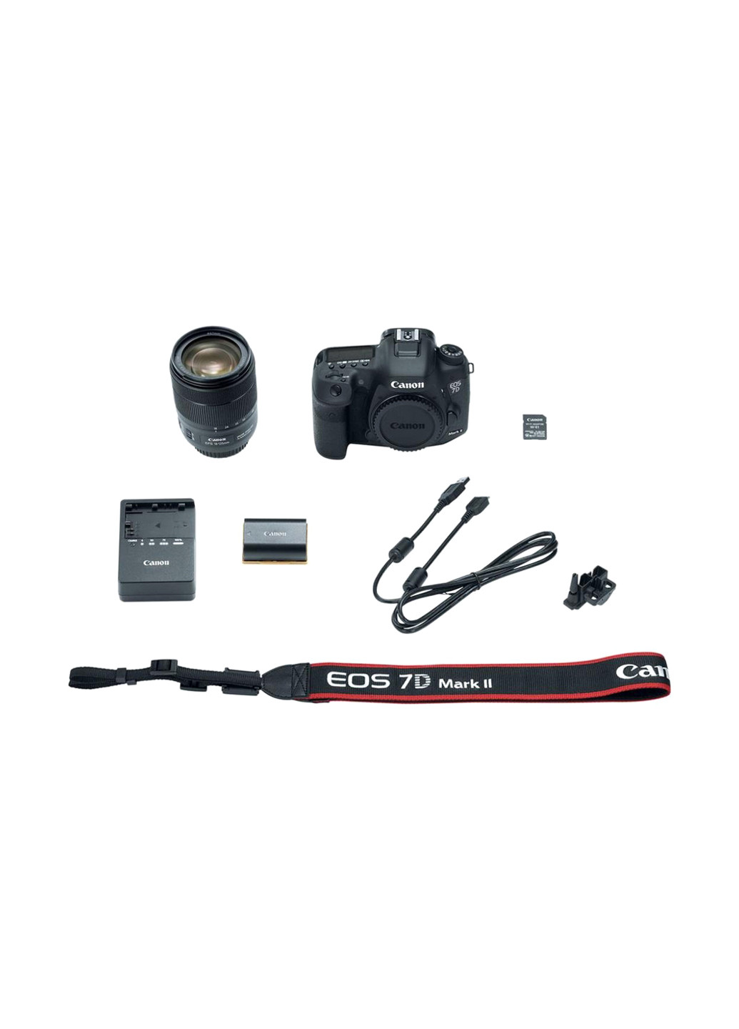Зеркальная фотокамера Canon eos 7d mark ii + объектив 18-135 is usm + wifi адаптер w-e1 (130470412)