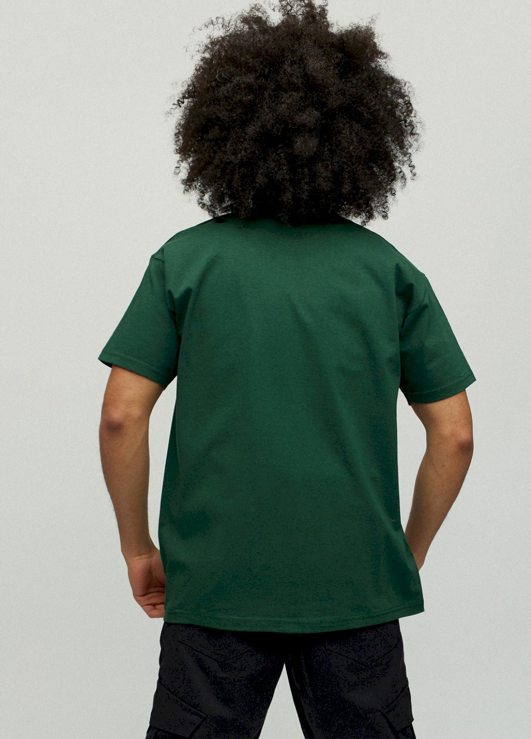 Темно-зеленая футболка мужская YAPPI