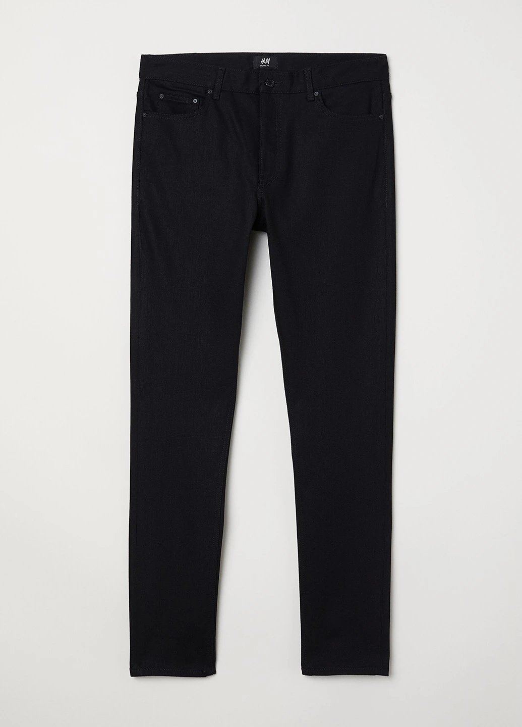 Черные демисезонные джинсы H&M