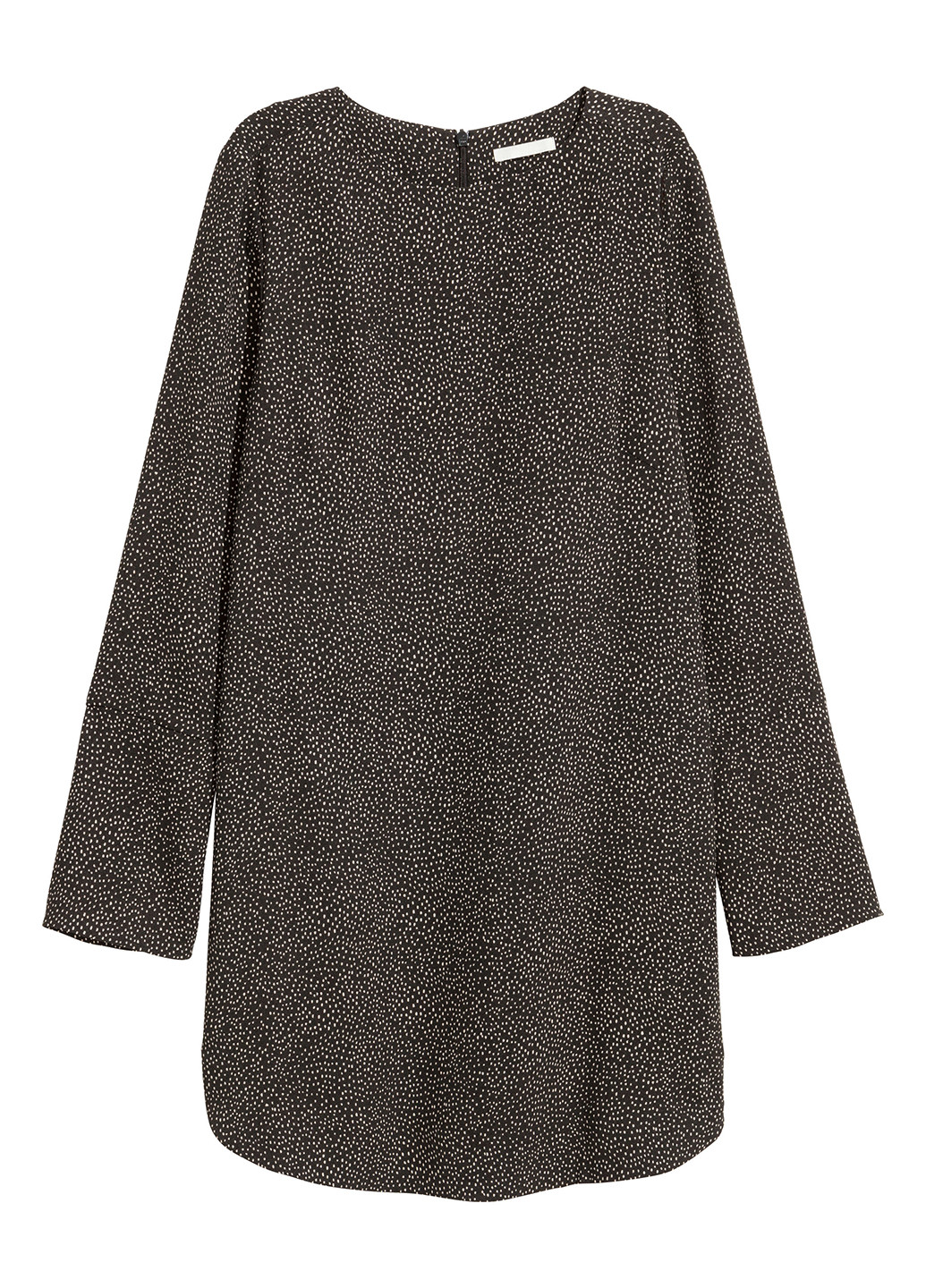 Темно-серое кэжуал платье H&M в горошек