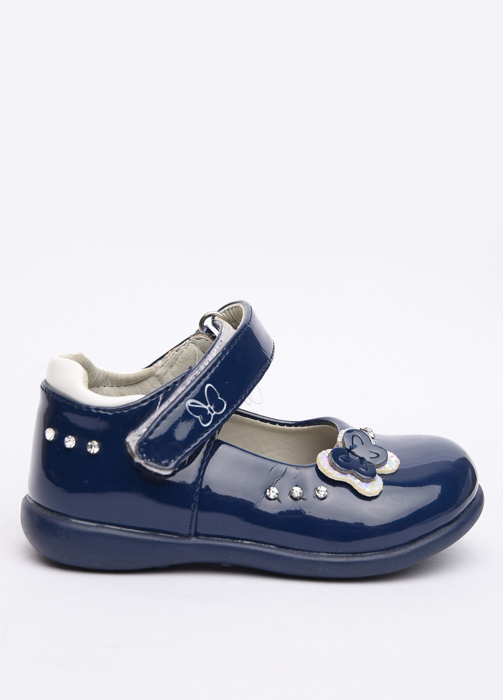 Туфлі дитячі дівчинка темно-сині Let's Shop (253518046)