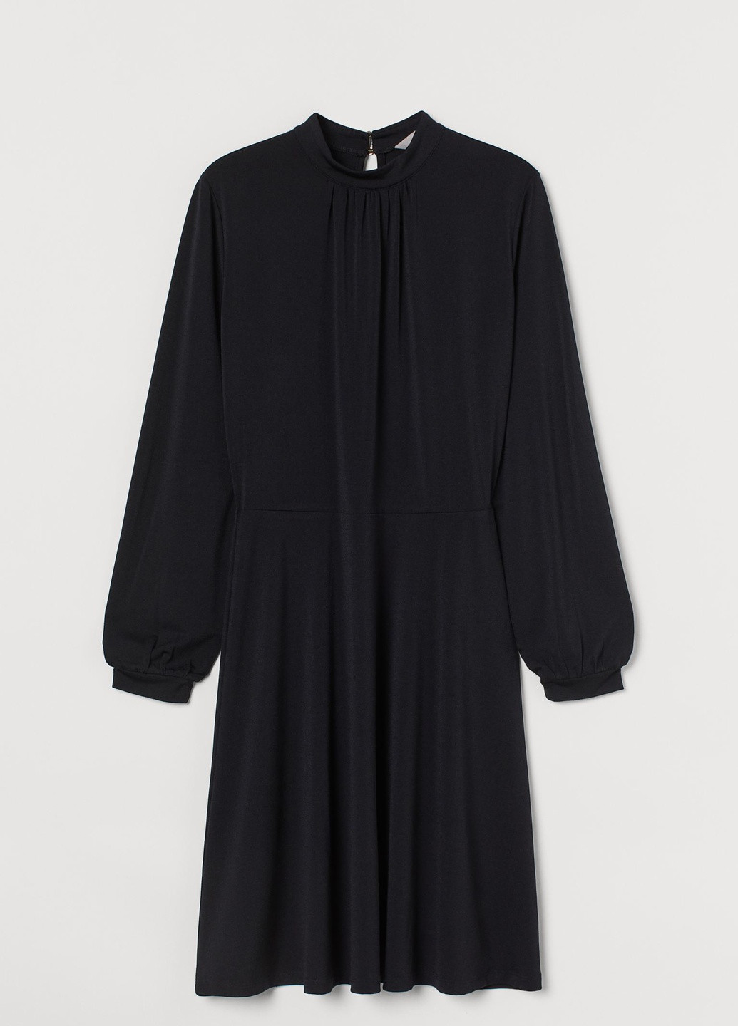 Черное кэжуал платье H&M однотонное