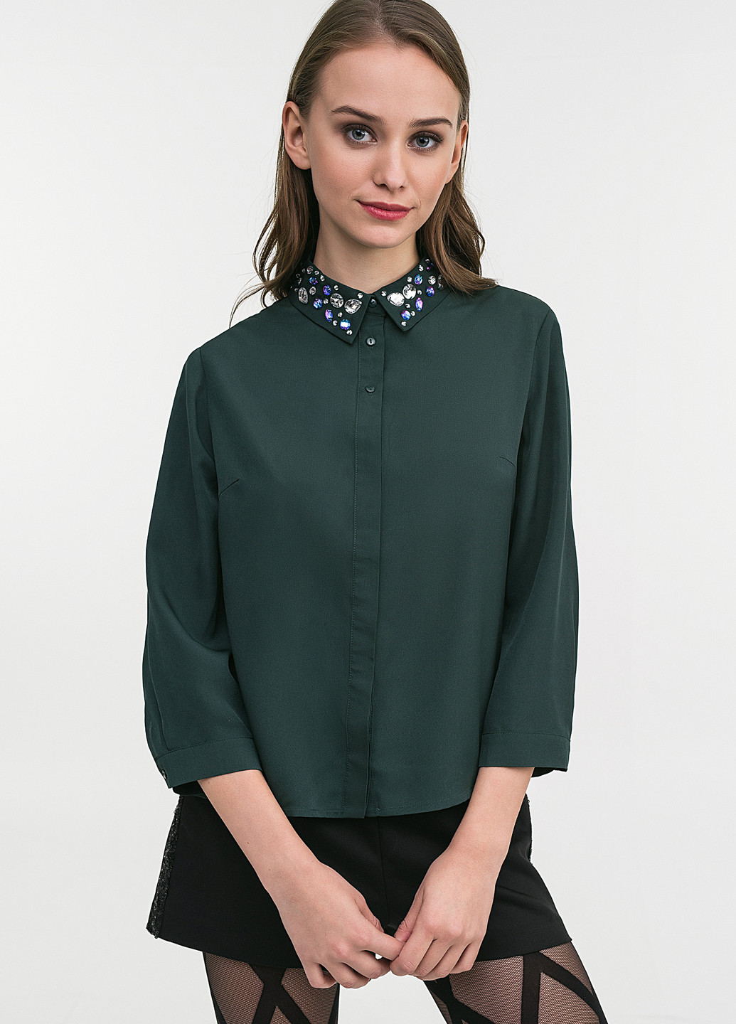Зелена демісезонна блуза befree