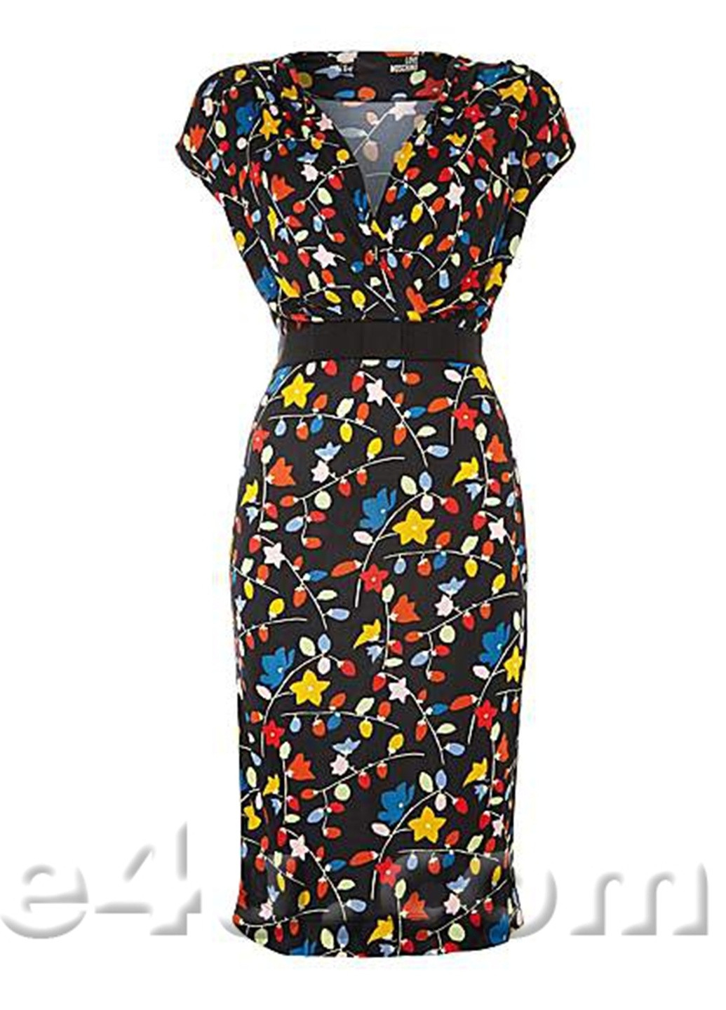 Комбинированное платье Love Moschino