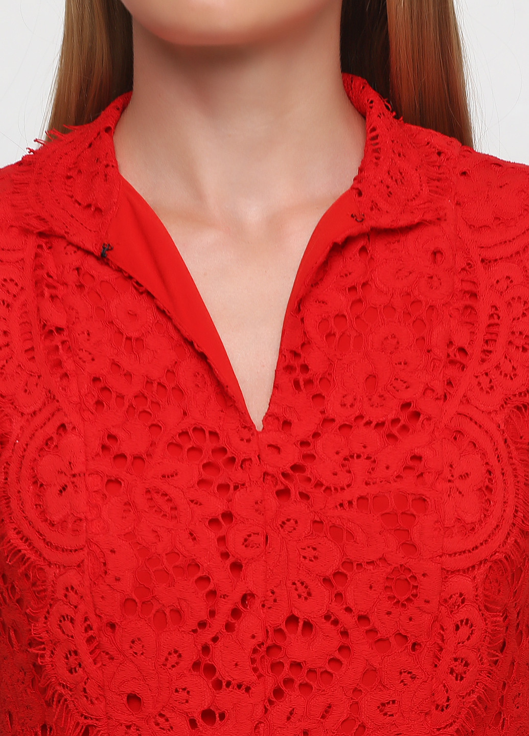 Яскраво-червона блуза Guess by Marciano