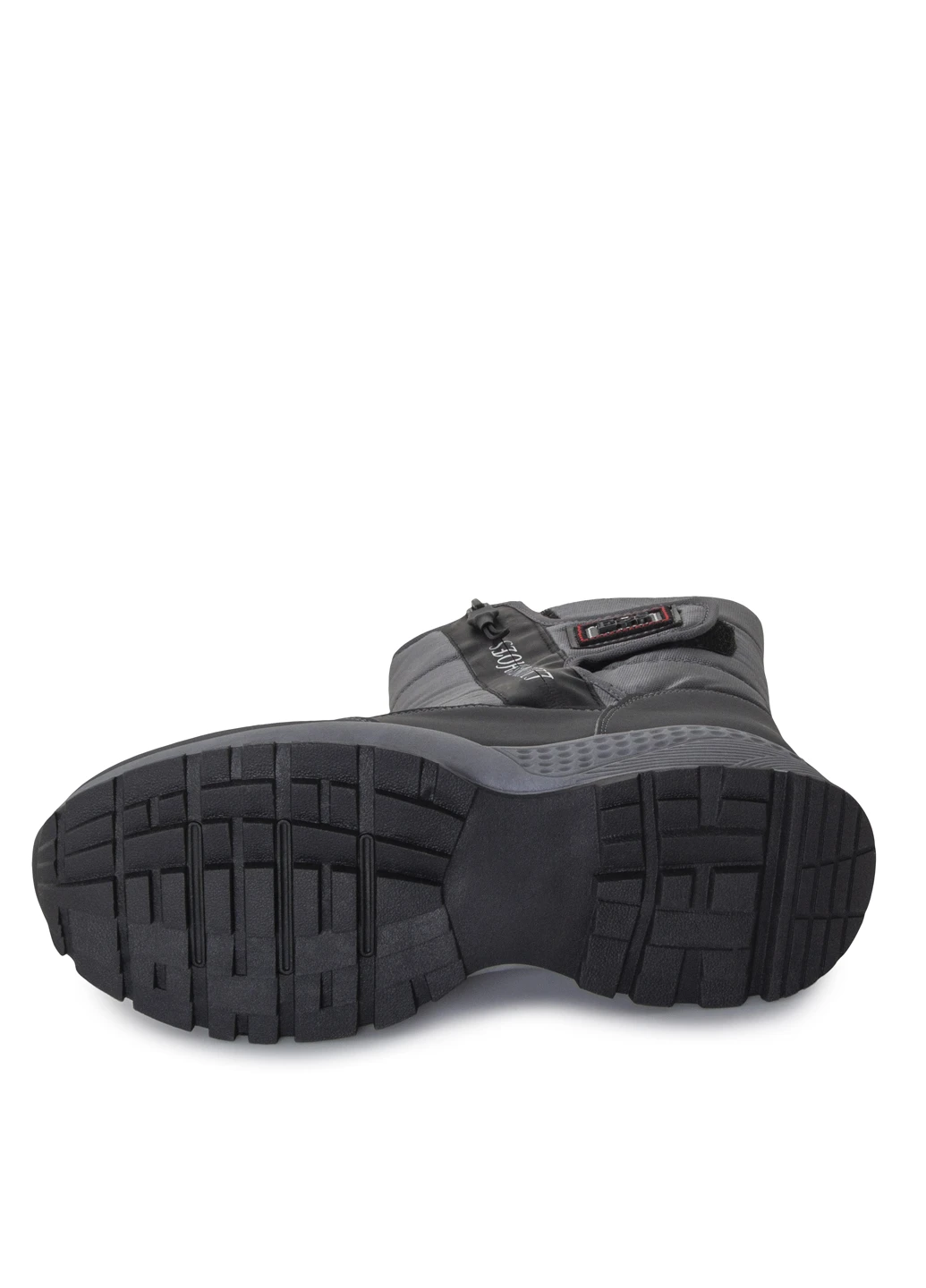 Серые кэжуал зимние ботинки Lilin Shoes