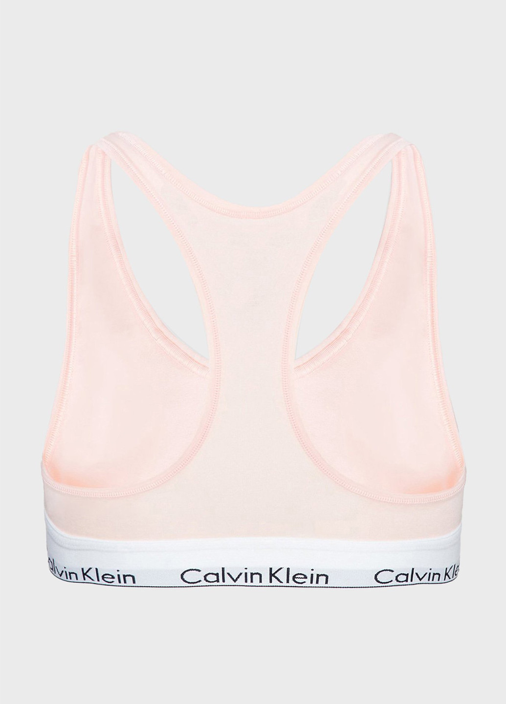 Розовый топ бюстгальтер Calvin Klein без косточек хлопок
