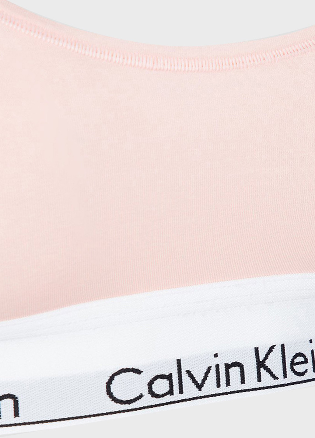 Розовый топ бюстгальтер Calvin Klein без косточек хлопок