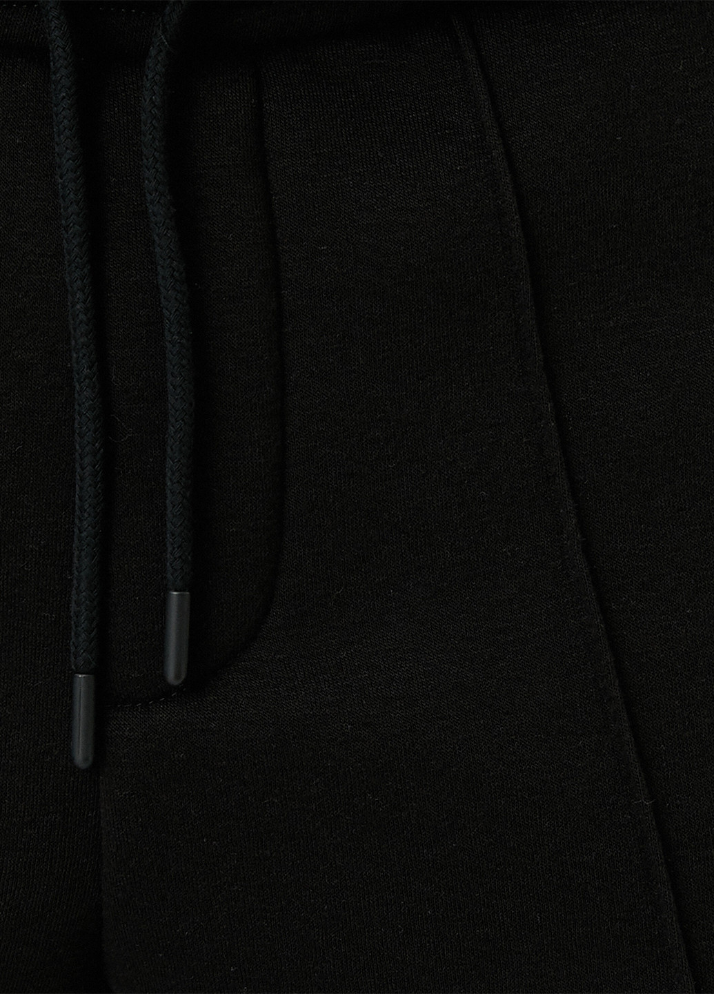 Черные спортивные демисезонные прямые брюки KOTON