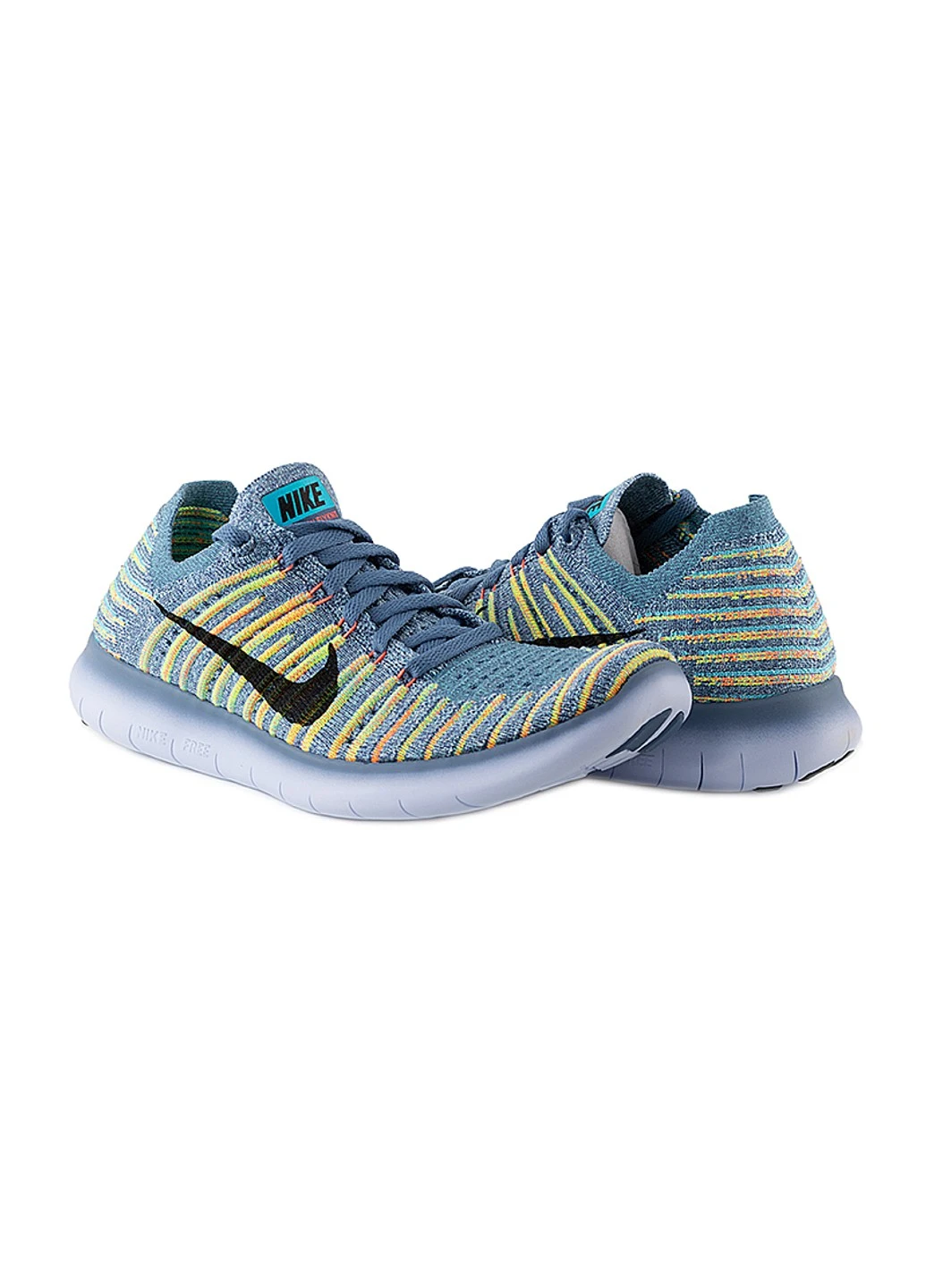 Кросівки WMNS FREE RN FLYKNIT Nike блакитні демісезони (256006506)