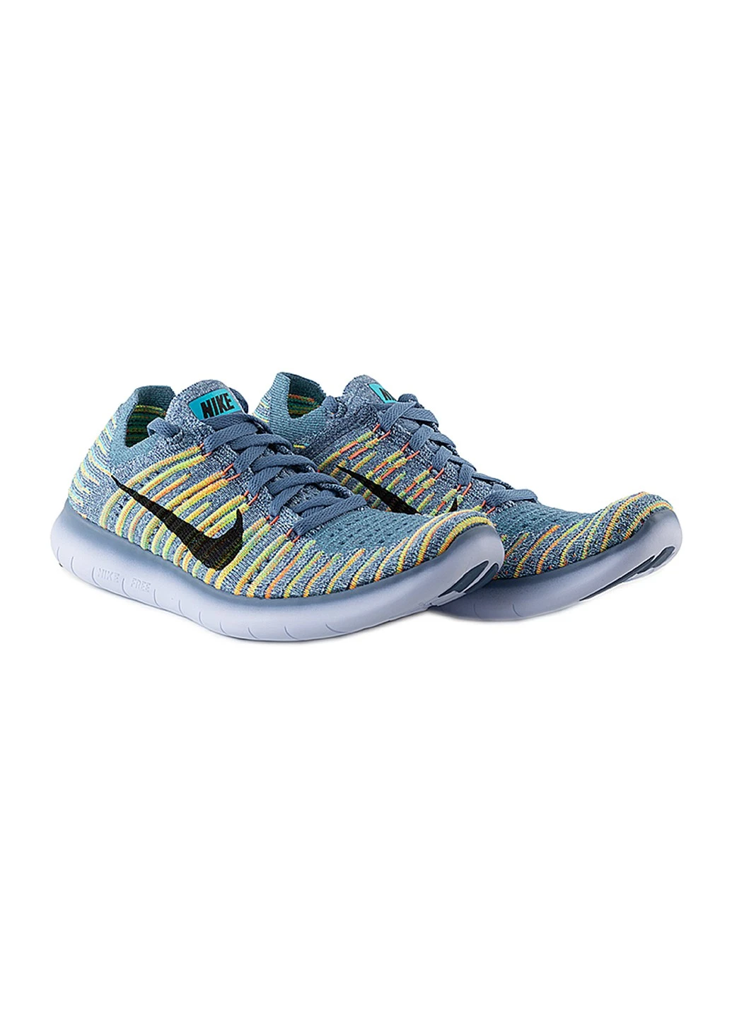 Кросівки WMNS FREE RN FLYKNIT Nike блакитні демісезони (256006506)