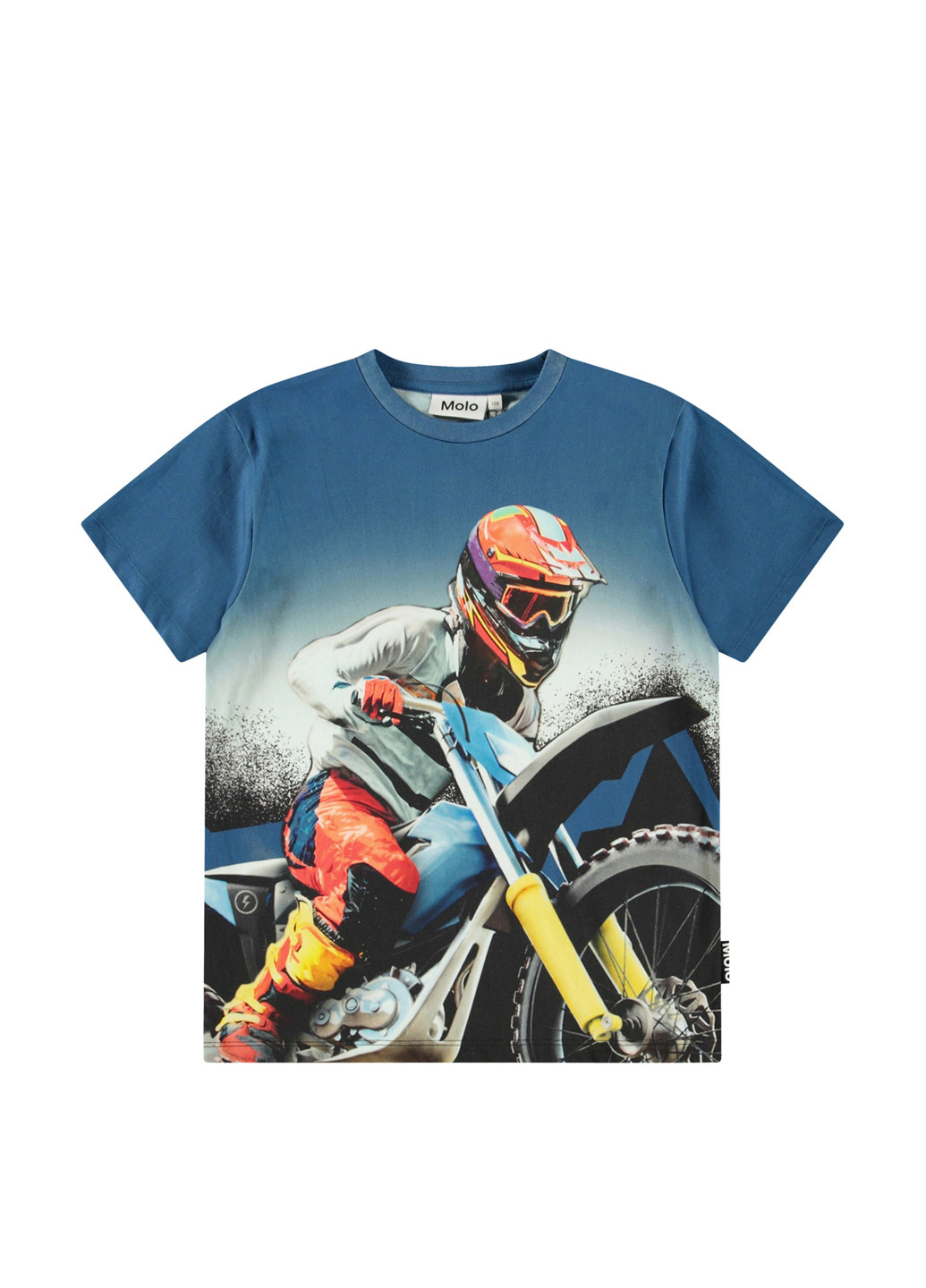 Синяя летняя футболка Molo