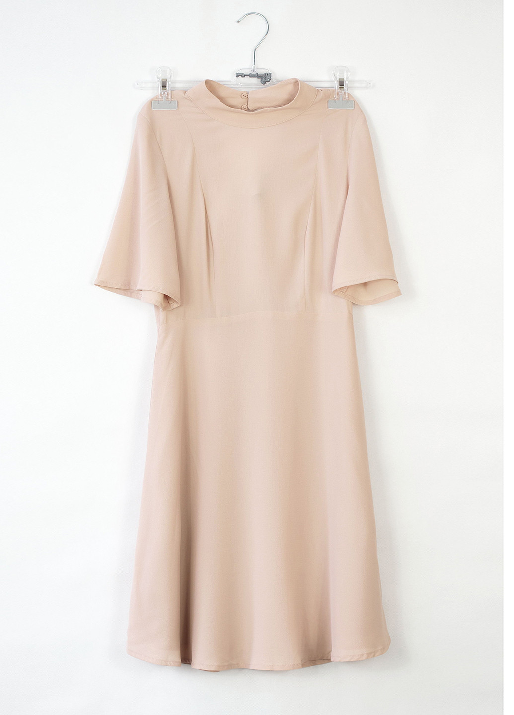 Світло-бежева кежуал сукня кльош H&M