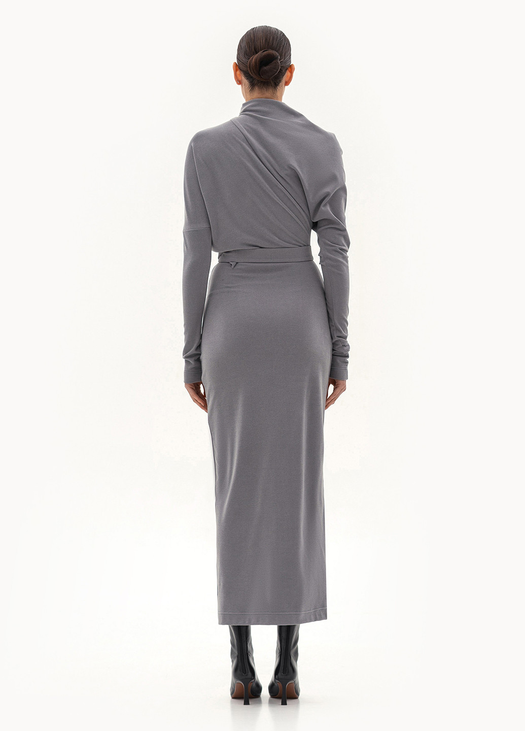 Сіра кежуал сукня силуетна BGL однотонна