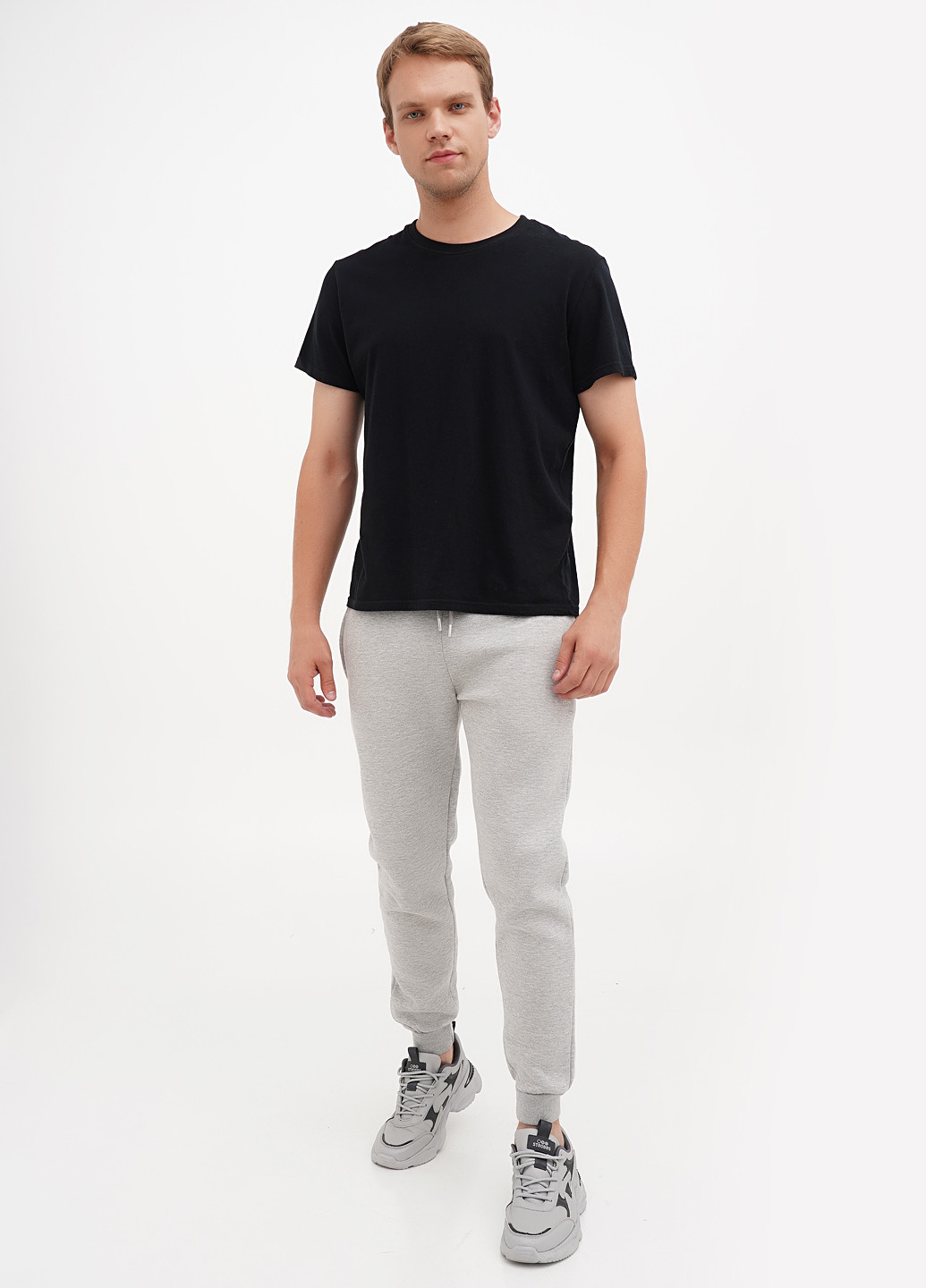 Серые спортивные демисезонные джоггеры брюки Boohoo