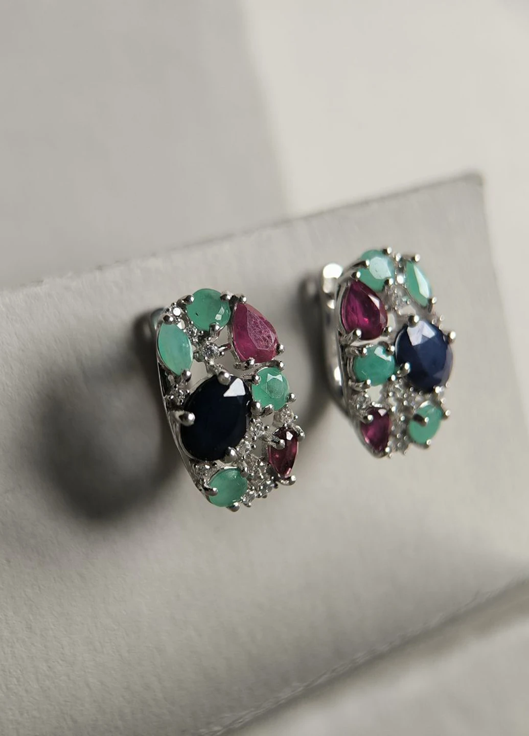 Серьги Silver Flame (353782446)