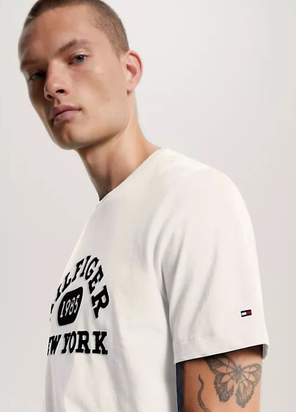 Біла футболка Tommy Hilfiger