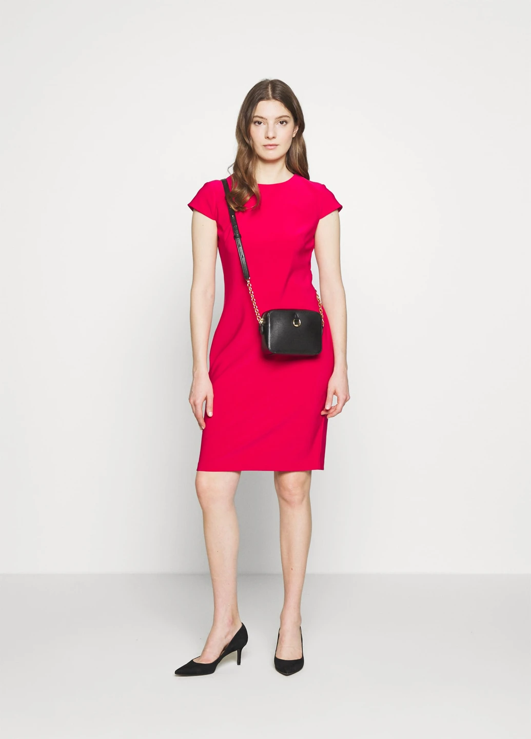 Малинова ділова сукня Ralph Lauren