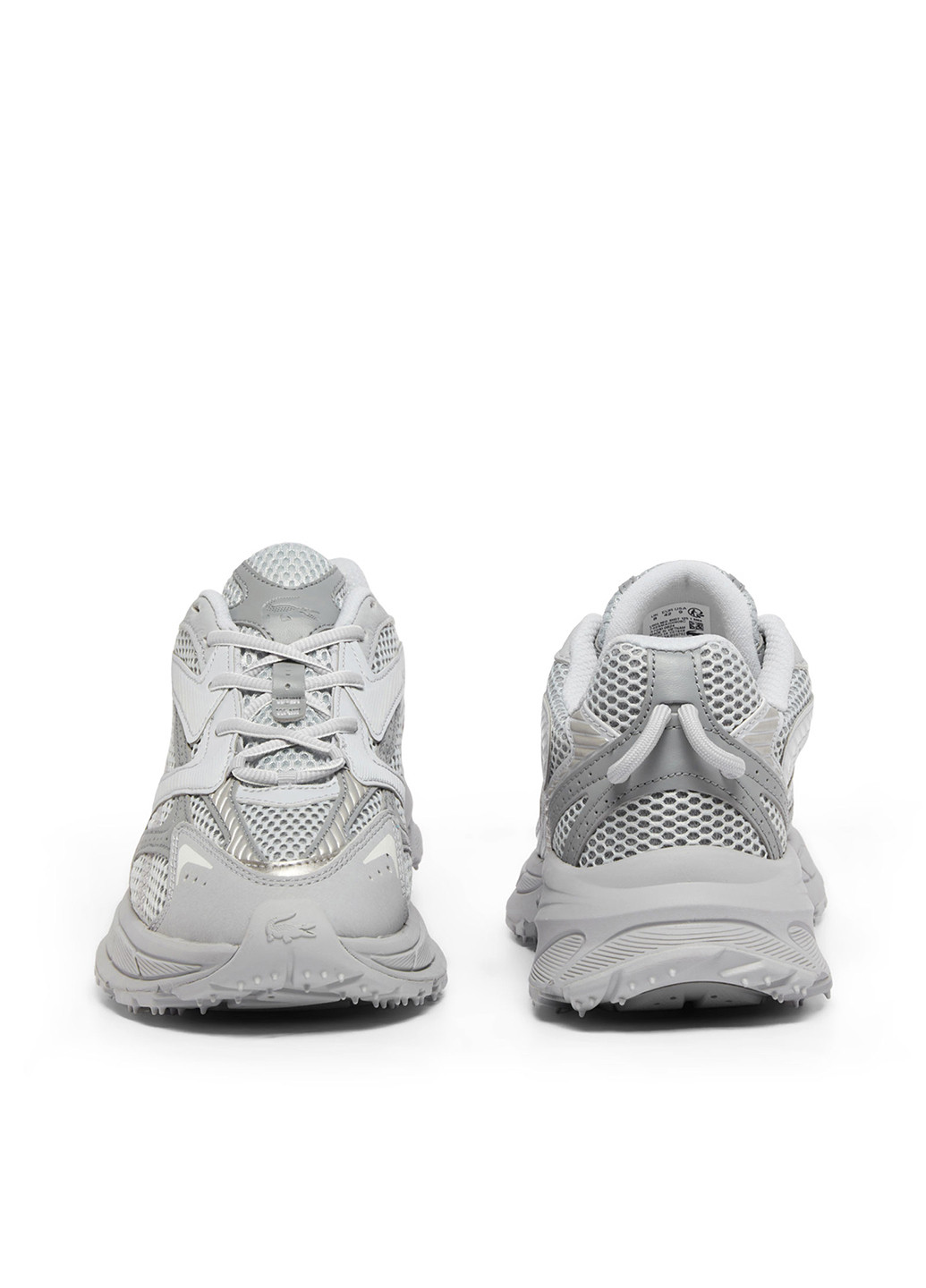 Серые демисезонные кроссовки Lacoste L003 Neo Shot